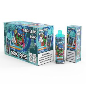 RAZZBAR - 160K - Tropical Fruit & Juicy Peach Ice & Blueberry Ice