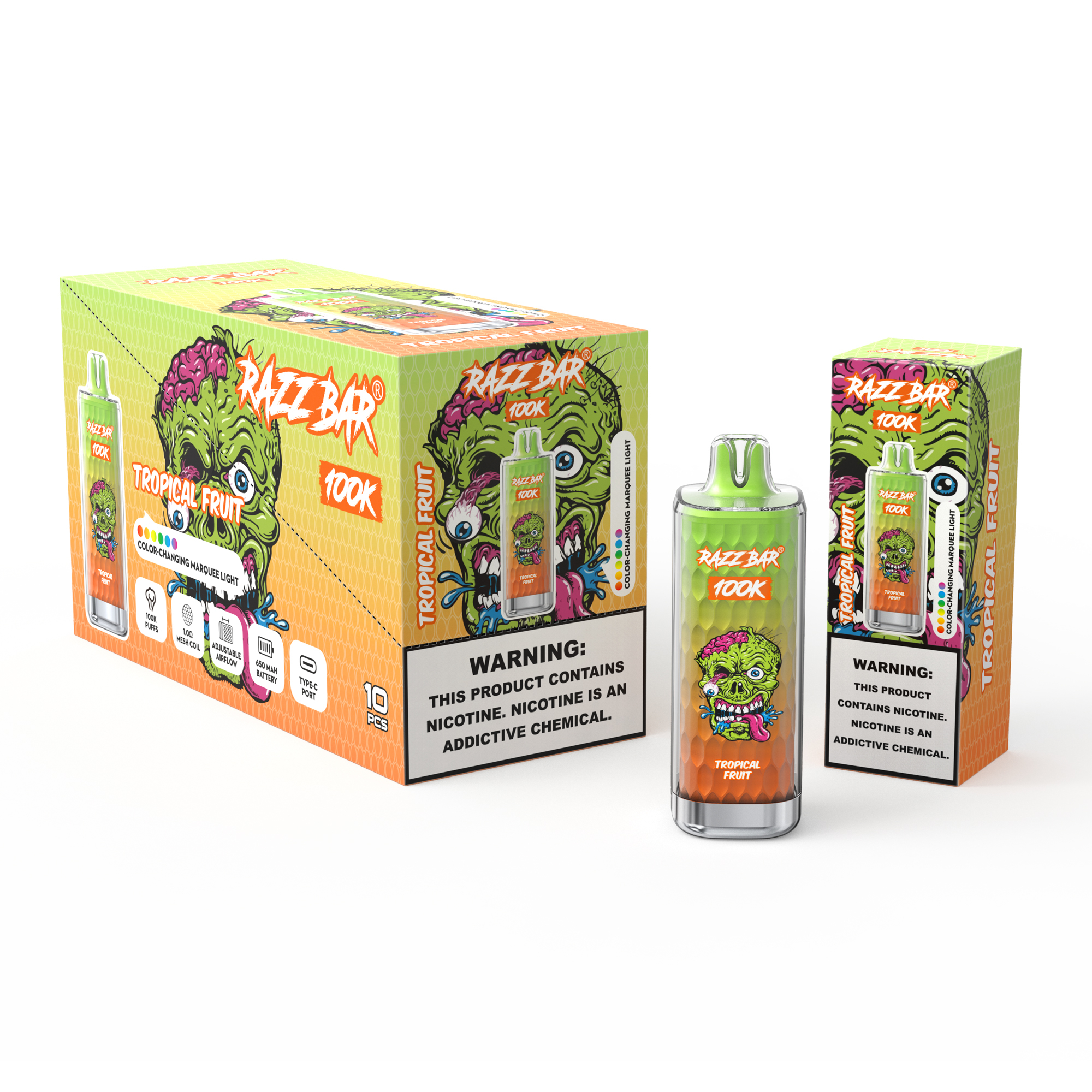 RAZZBAR - 100K - Tropical Fruit